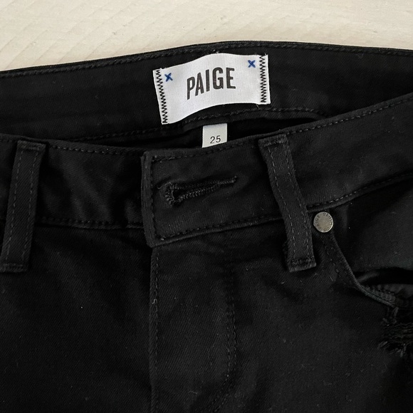 Paige jeans ripped style, skinny, low rise - Picture 3 of 4